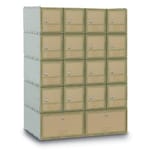 View 18 Door Rear Load Brass Guardian System